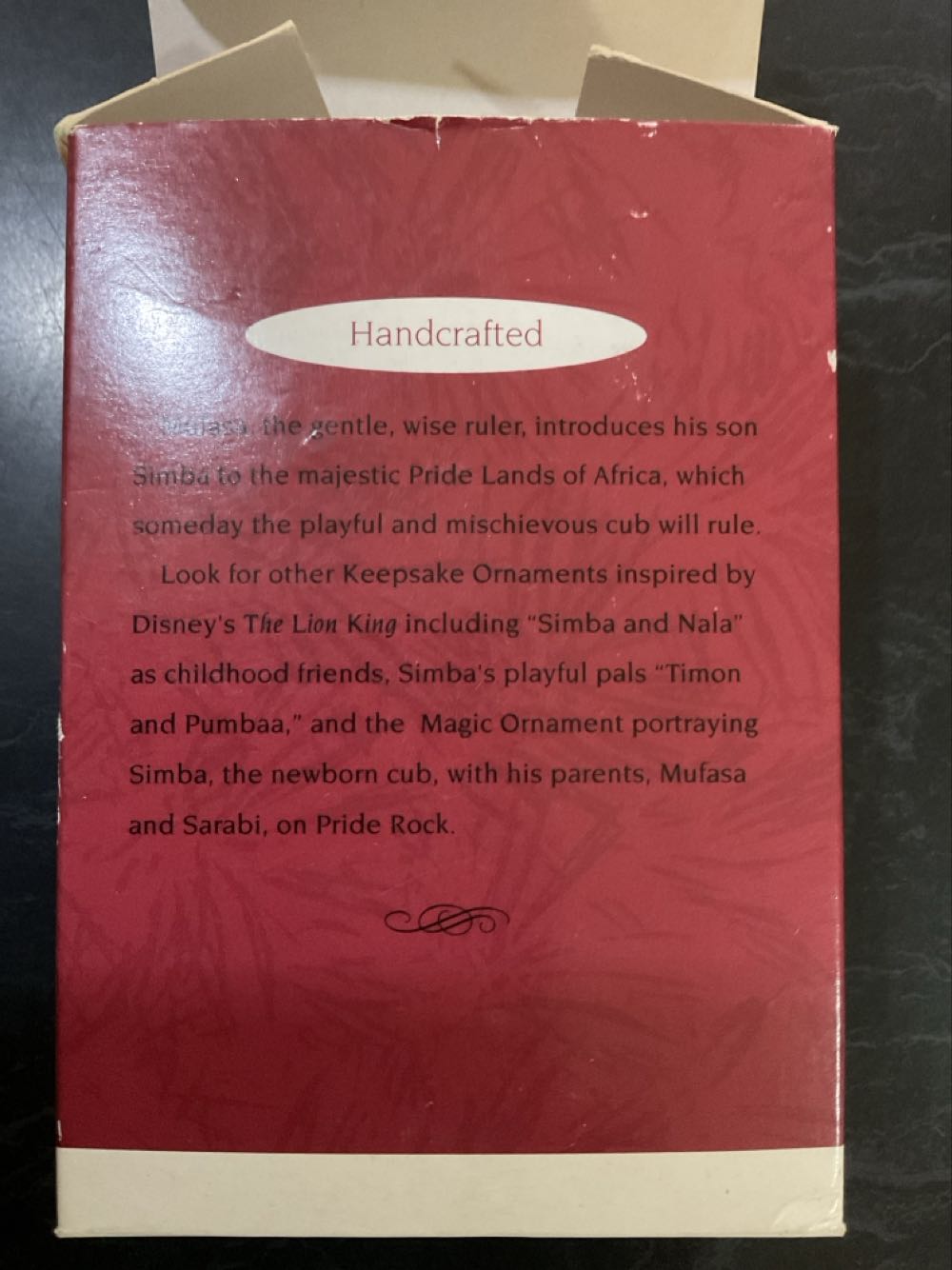 Mufasa And Simba - Disney The Lion King (Movie) ornament collectible [Barcode 015012208979] - Main Image 3