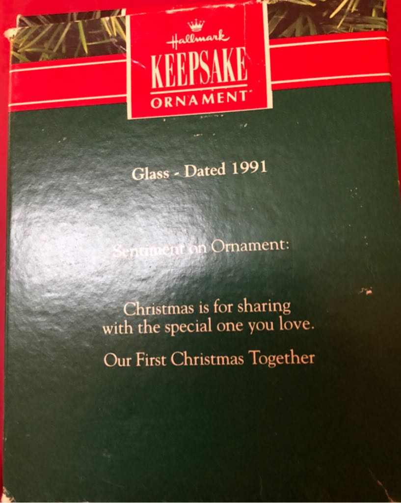 Our First Christmas Together   ornament collectible [Barcode 070000027383] - Main Image 2