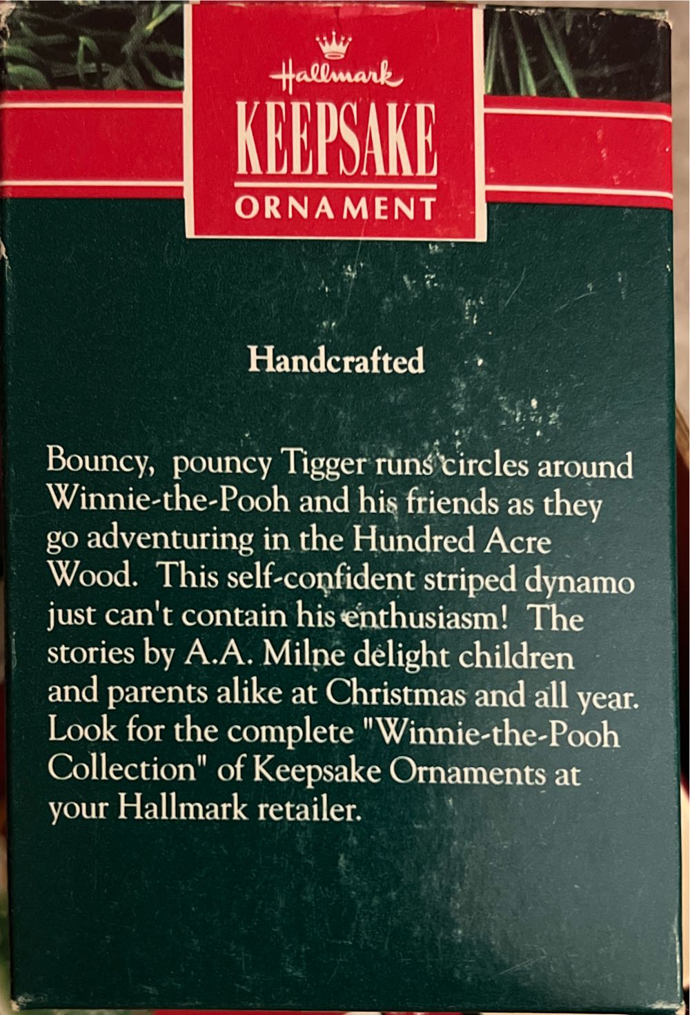 Winnie The Pooh - Tigger - Disney Winnie The Pooh (Walt Disney Productions) ornament collectible [Barcode 070000027451] - Main Image 3