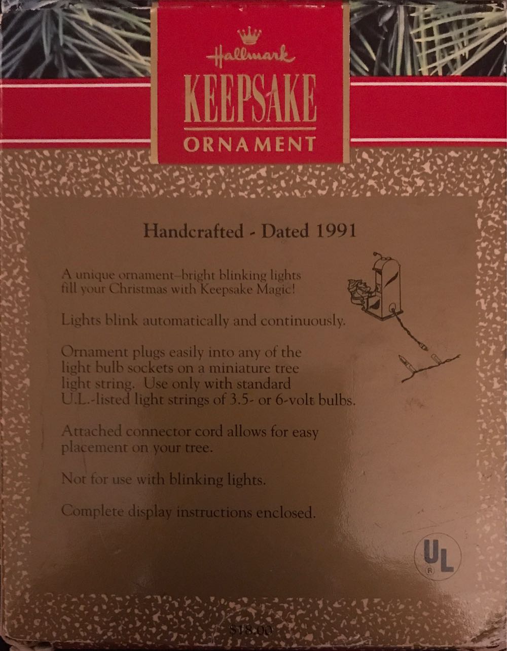 Santa’s Hot Line - The Peanuts Gang (Keepsake Magic, Light & Sound) ornament collectible [Barcode 070000027536] - Main Image 3