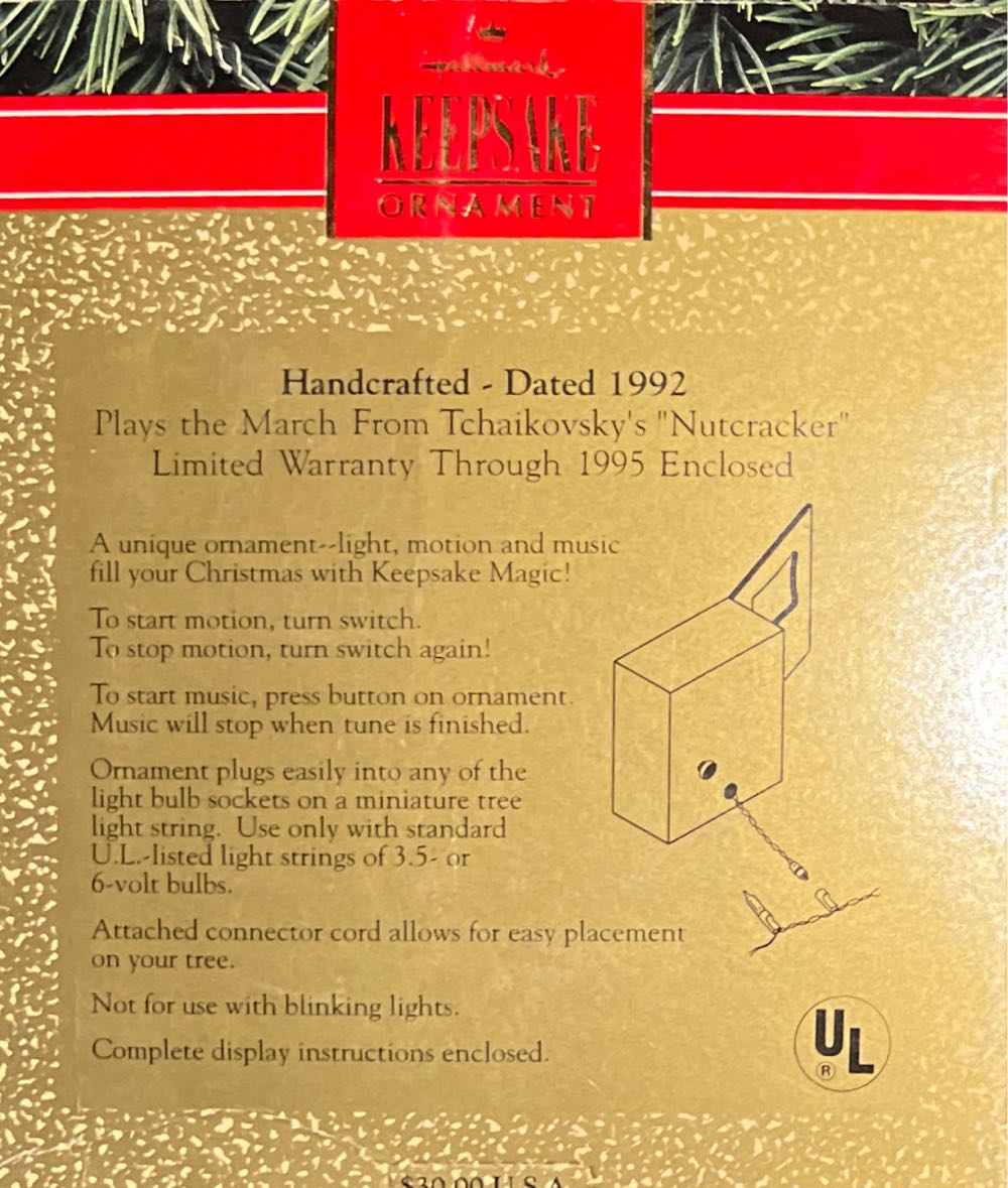 The Dancing Nutcracker - The Nutcracker (Books) ornament collectible [Barcode 070000027574] - Main Image 2