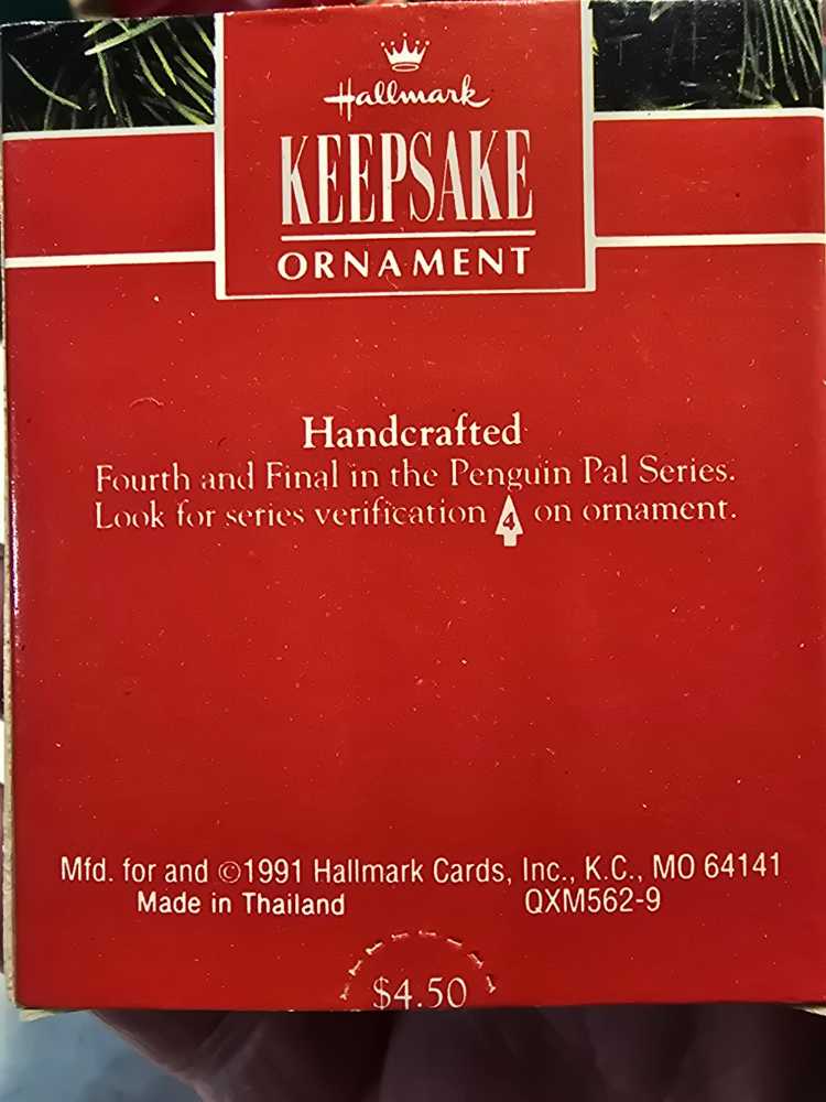 Penguin Pal #4 & Final - Penguin Pal (Penguins, Miniature) ornament collectible [Barcode 070000027659] - Main Image 4