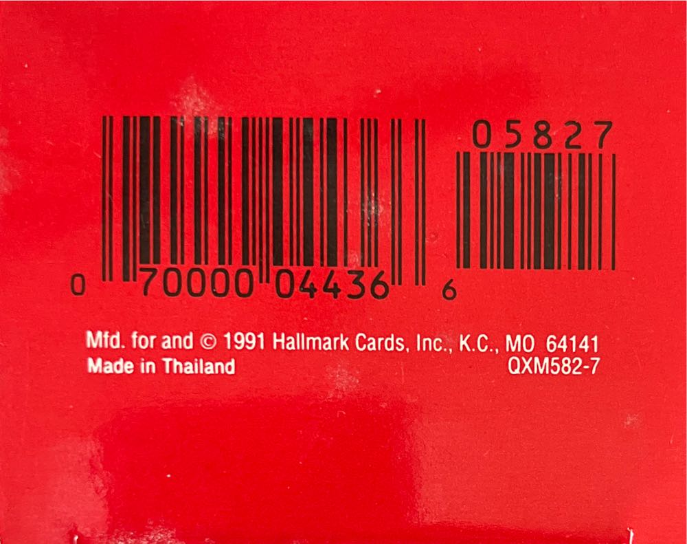 Hallmark Keepsake. Christmas. Miniature Mice. 1991. Tiny Tea Party. Designed By Ed Seale. - Minature Tender Touches Mice (Tiny Tea Party) ornament collectible [Barcode 070000044366] - Main Image 3