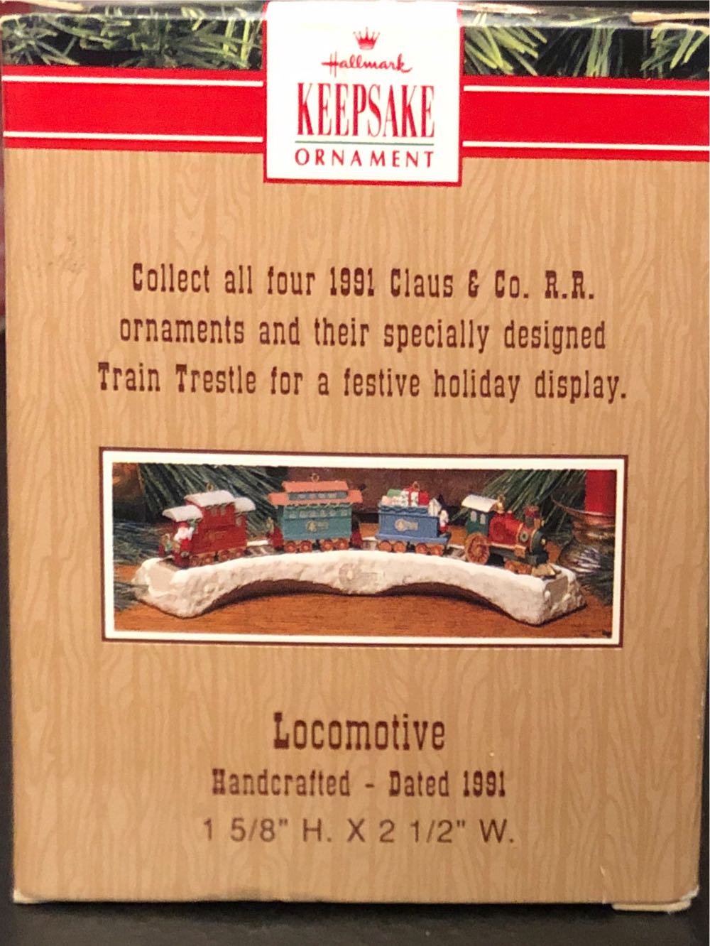 Claus & Co RR #1 Locomotive - Claus & Co. RR Collection (Collector’s Series) ornament collectible [Barcode 070000061578] - Main Image 3