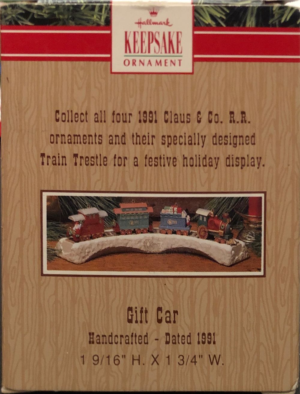 #2 Claus & Co RR Gift Car - Claus & Co. RR Collection (Collector Series) ornament collectible [Barcode 070000061585] - Main Image 3