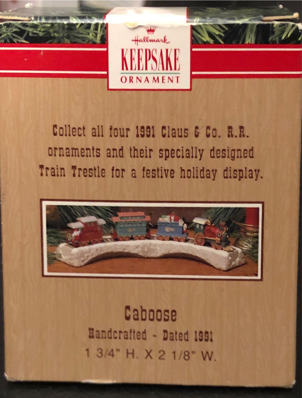 Claus & Co RR #4 & Final Caboose - Claus & Co. RR Collection (Minis) ornament collectible [Barcode 070000061608] - Main Image 3