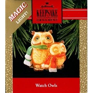 Watch Owls  (Owls, Legacy Cord) ornament collectible [Barcode 070000064012] - Main Image 4