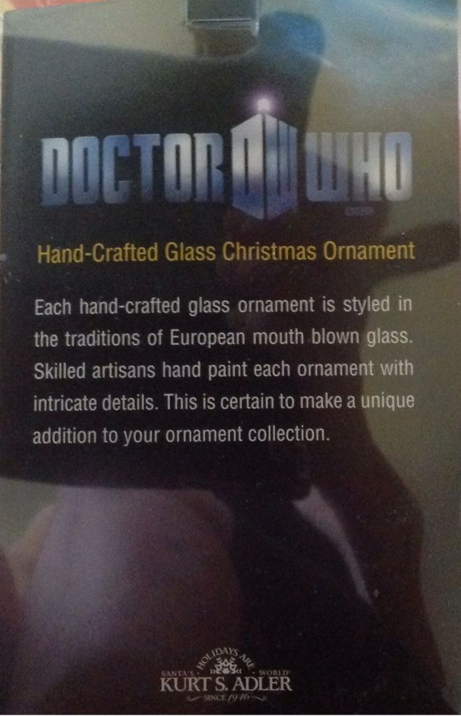 TARDIS - Dr. Who (Doctor Who) ornament collectible [Barcode 086131192005] - Main Image 2