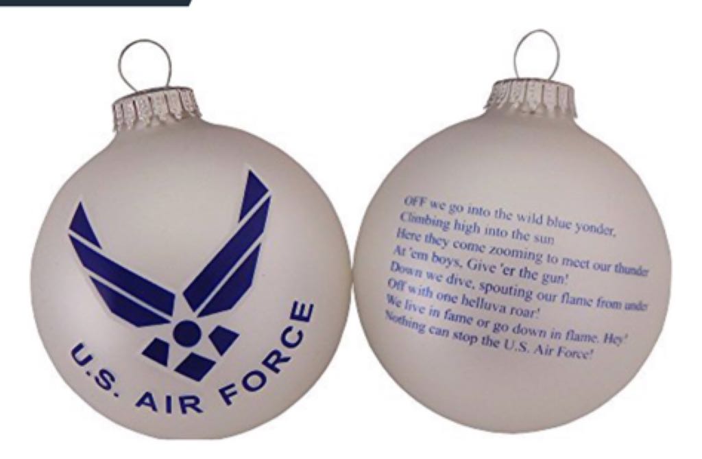 U.S. Air Force Ball Ornament  ornament collectible [Barcode 086131307799] - Main Image 2