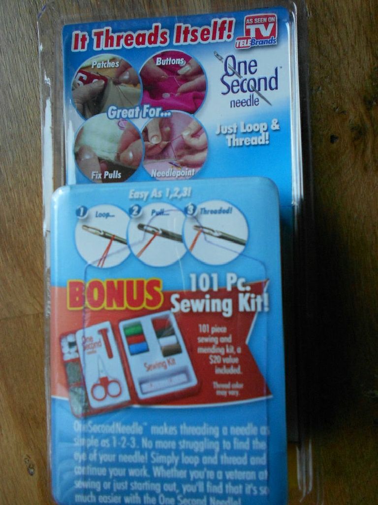 One Second Needle/ 101 Price Sewing Kit  (Sewing) ornament collectible [Barcode 097298021787] - Main Image 2