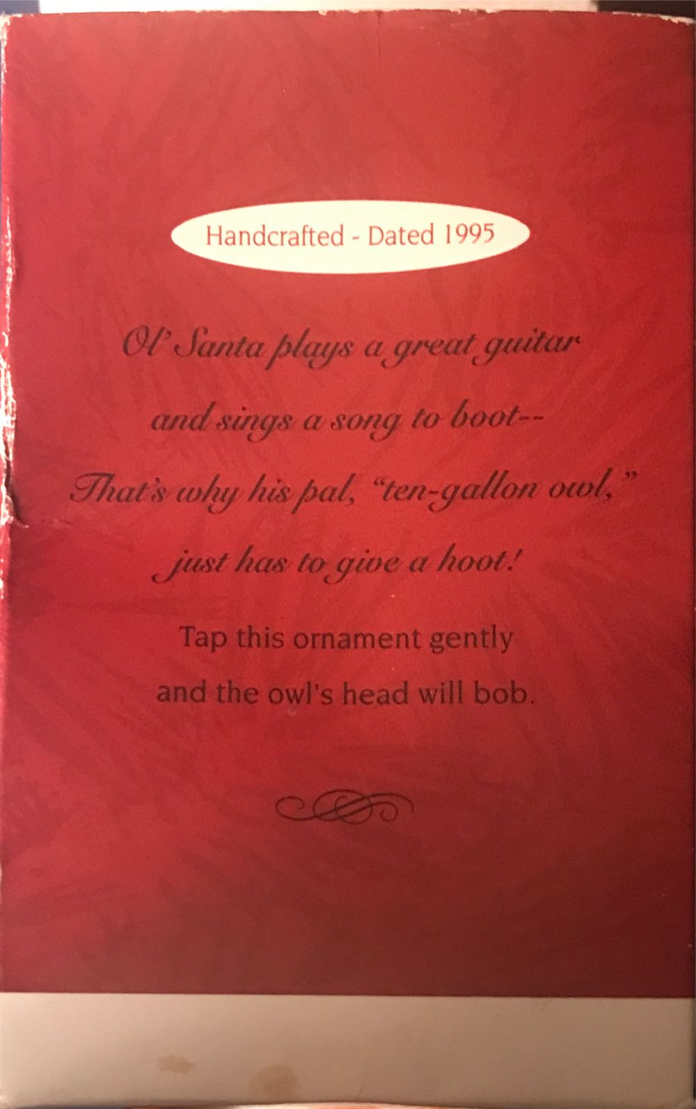 Santa’s Serenade - Santa (Santa) ornament collectible [Barcode 015012262742] - Main Image 2