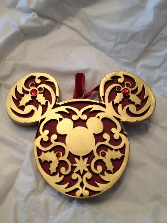 4 Colorful Mickey Head Bulbs, With Joy, Love, Hope, & Noel 