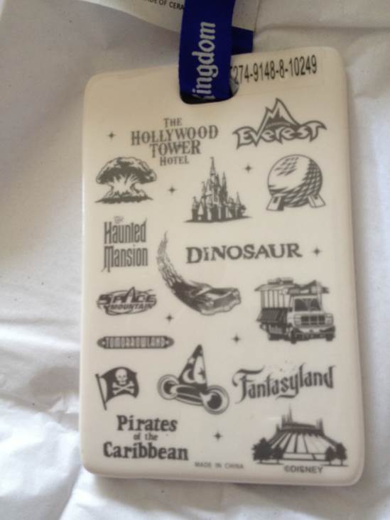 WDW World Tour - Disney Park Ornaments (Disney Park Ornaments) ornament collectible [Barcode 400000744681] - Main Image 2