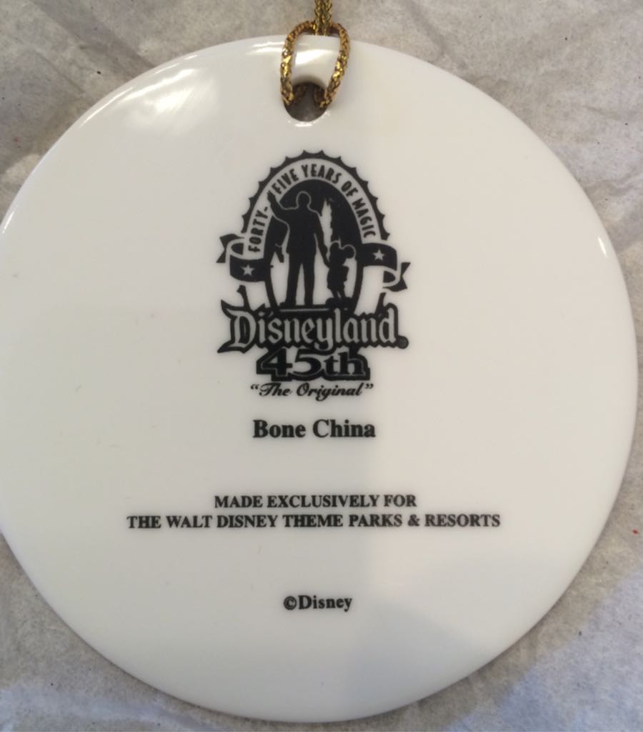 Disneyland 45 Anniversary - Disneyland (Dated) ornament collectible [Barcode 400001476864] - Main Image 2