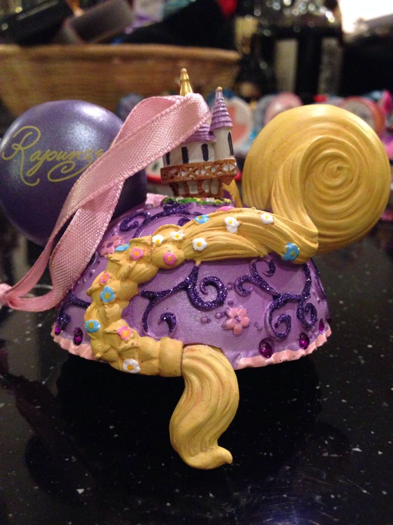 Rapunzel Ear Hat Ornament Disney - Disney Ear Hat ornament collectible [Barcode 400006477583] - Main Image 2
