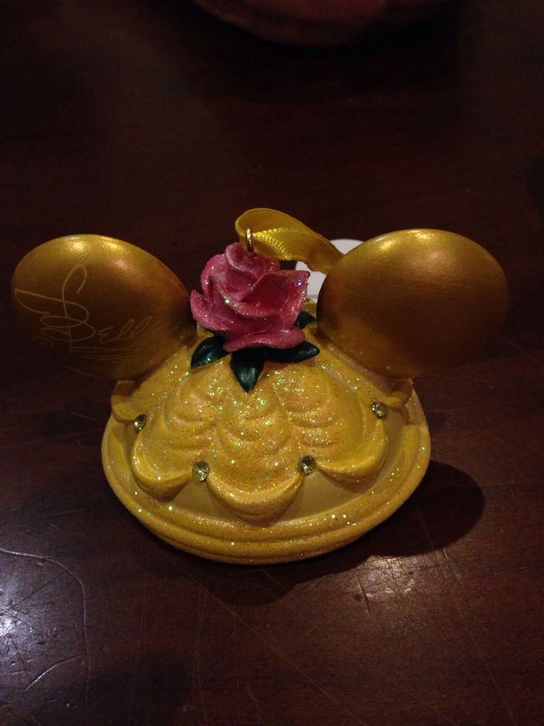 Belle Ear Hat Ornament Disney - Disney Ear Hat ornament collectible [Barcode 400006477620] - Main Image 2
