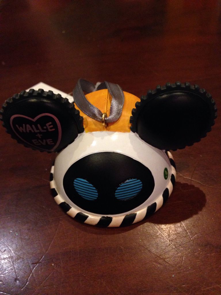Wall-e And Eve - Disney Ear Hat ornament collectible [Barcode 400006485489] - Main Image 2