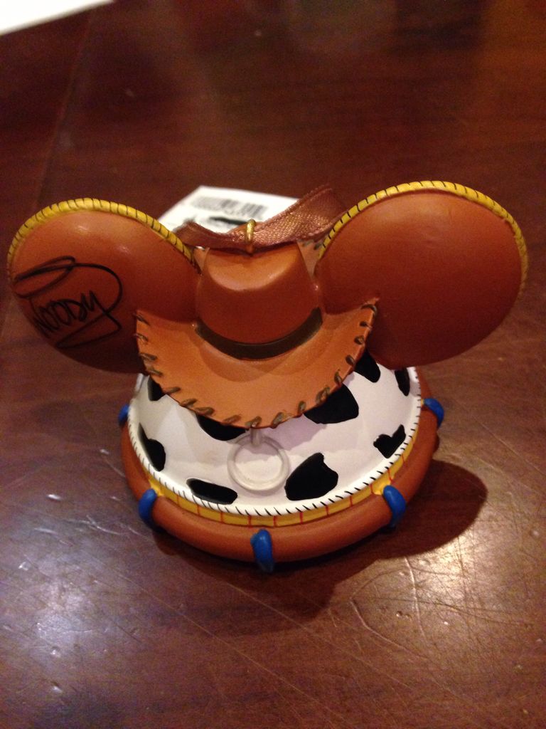 Woody Ear Hat Ornament Disney - Disney Ear Hat ornament collectible [Barcode 400006485519] - Main Image 2