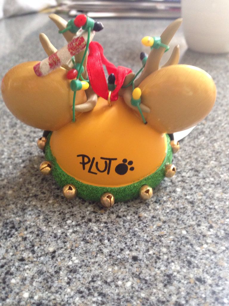 Pluto Ear Hat Ornament Disney - Disney Ear Hat ornament collectible [Barcode 400006616777] - Main Image 2
