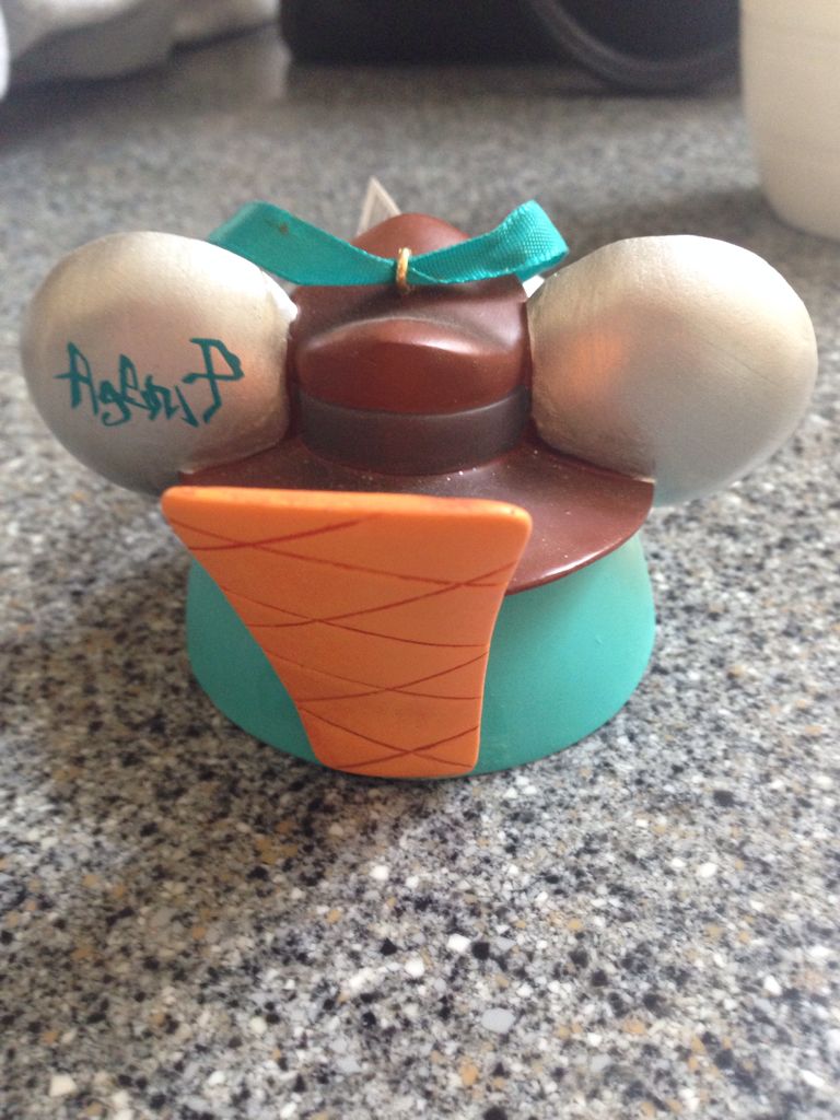 Perry The Platypus Ear Hat Ornament Disney - Disney Ear Hat ornament collectible [Barcode 400007303720] - Main Image 2