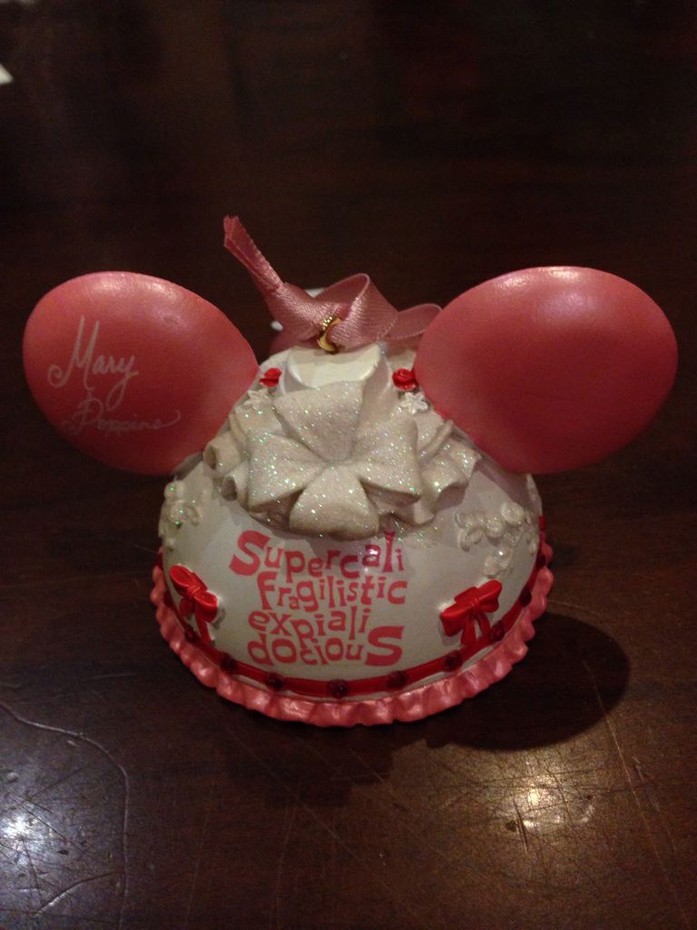 Mary Poppins Earhat Ornament - Disney Ear Hat (Disney Earhat Ornament) ornament collectible [Barcode 400007303744] - Main Image 2