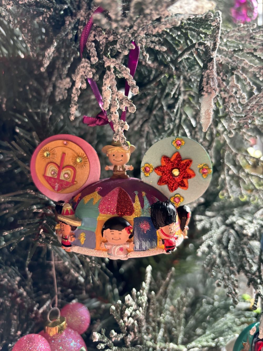 It’s A Small World Ear Hat Ornament Disney - Disney Parks (Disney / It’s a Small World / Christmas) ornament collectible [Barcode 400007303775] - Main Image 3