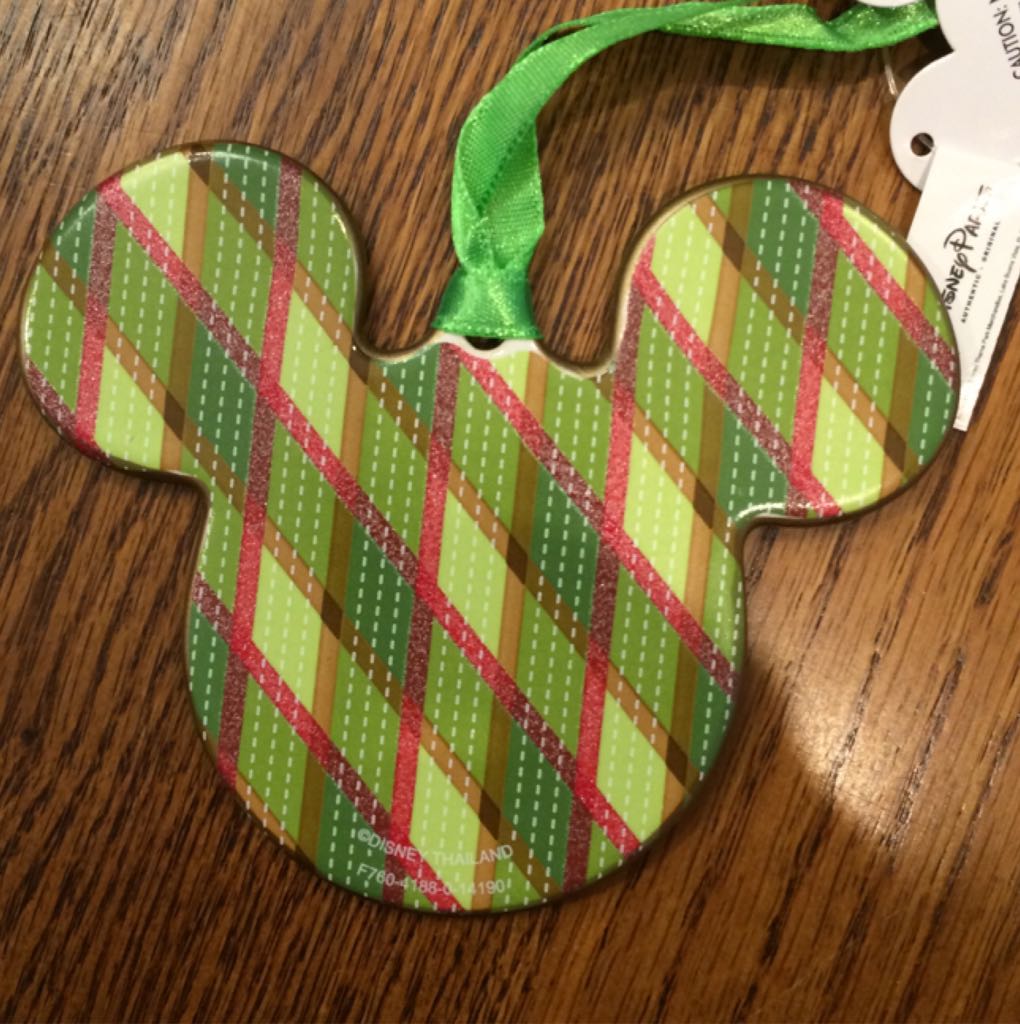 Holly Mickey Icon - WDW (Walt Disney World) ornament collectible [Barcode 400007881563] - Main Image 2