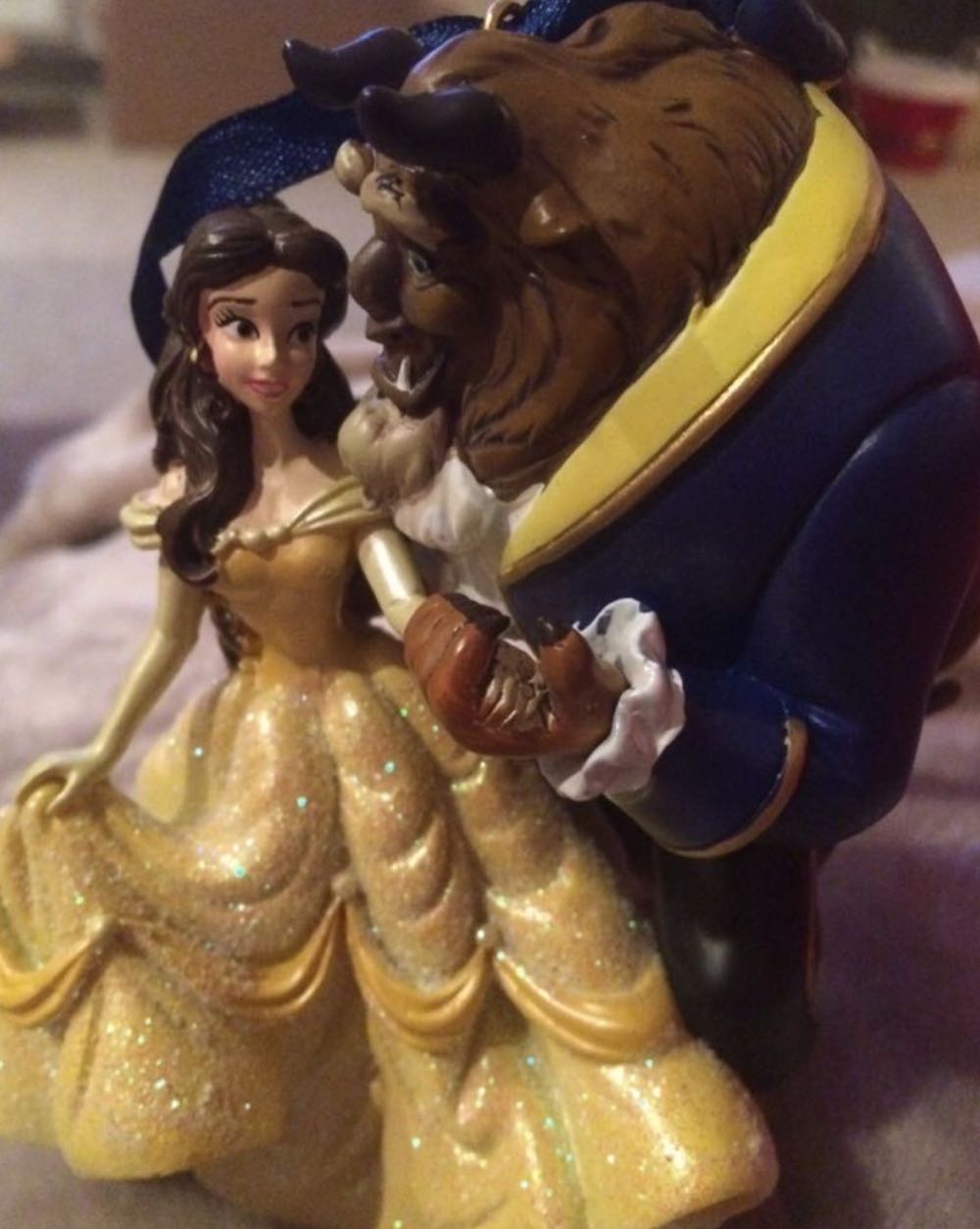 Beauty & The Beast Sketchbook Ornament - Disney Store (Beauty and the Beast) ornament collectible [Barcode 400008323581] - Main Image 3