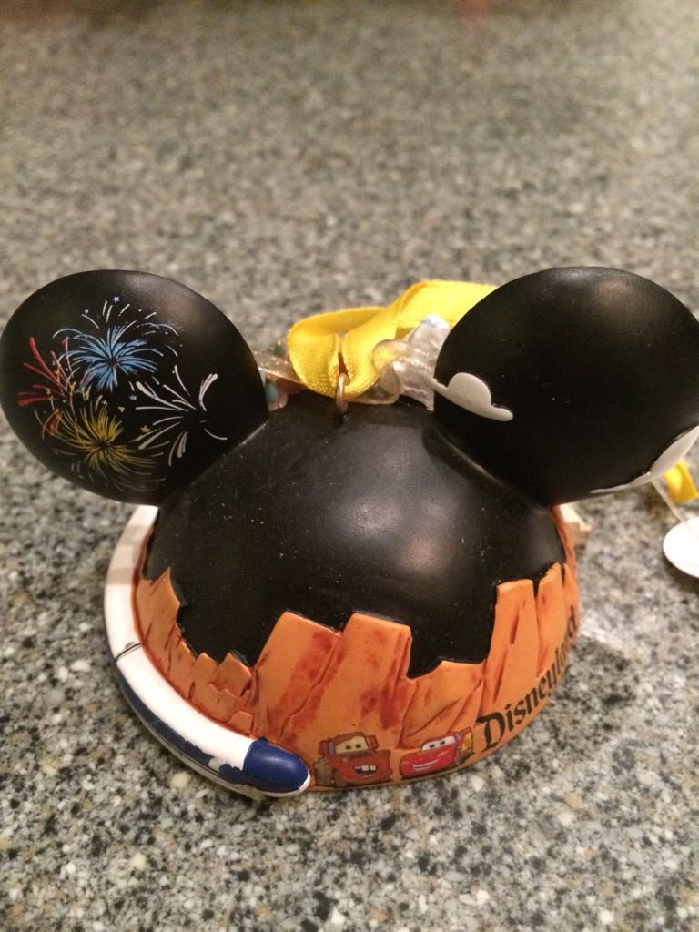 Disneyland Ear Hat Ornament  - Disney Ear Hat (Mickey Ear Hat) ornament collectible [Barcode 400008642484] - Main Image 2