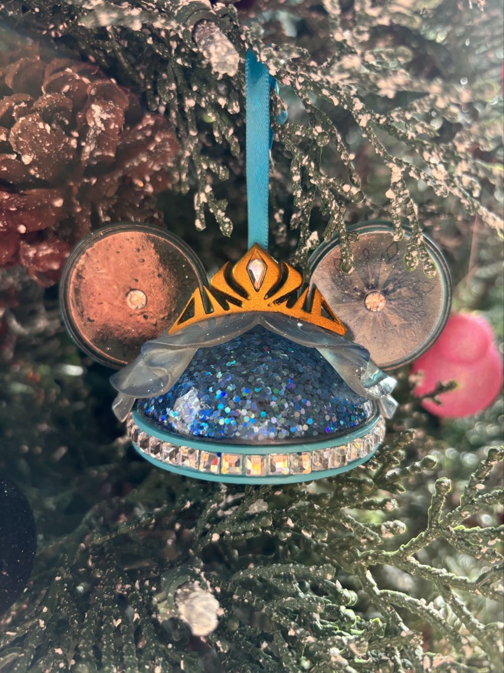 Elsa Ear Hat Ornament Disney - Disney Ear Hat (Mickey Ear Hat) ornament collectible [Barcode 400009040647] - Main Image 3
