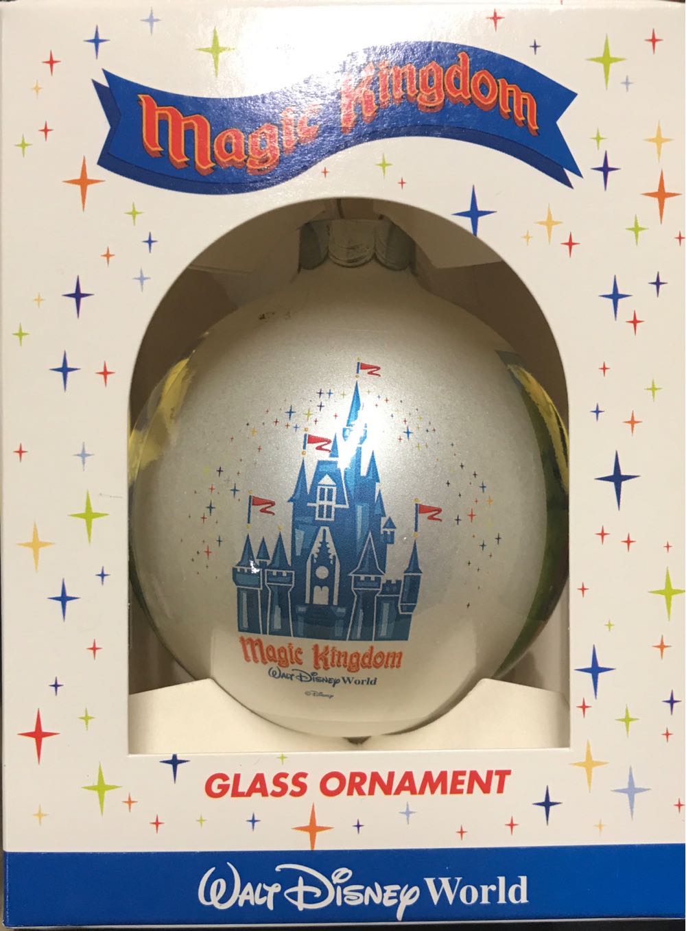 Disney WDW Magic Kingdom Glass Ball  (Disney) ornament collectible [Barcode 400153100372] - Main Image 2