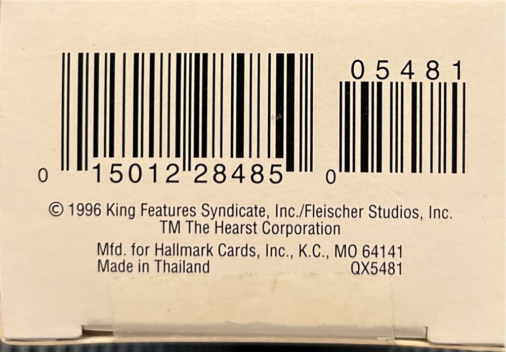 Olive Oyl and Swee’Pea - Cartoons (Popeye Collection) ornament collectible [Barcode 015012284850] - Main Image 3