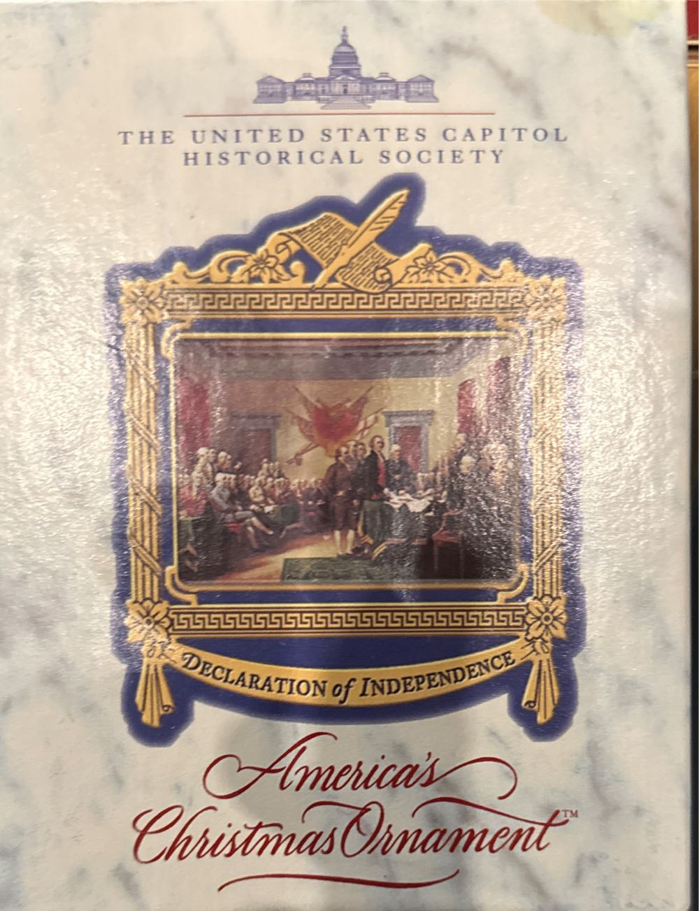 Signing of the Declaration  (Patriotic) ornament collectible [Barcode 410000014226] - Main Image 2
