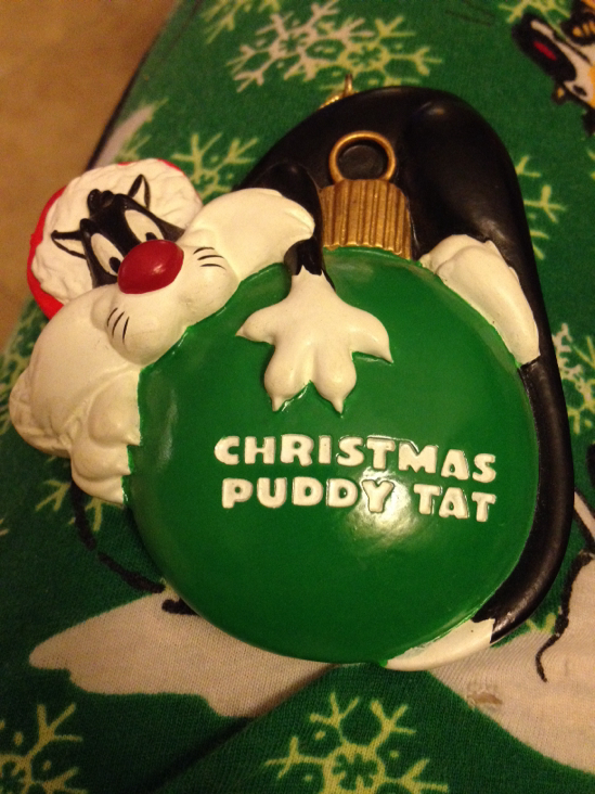 Christmas Puddy Tat - Pet Ornament (WB) ornament collectible [Barcode 447010036009] - Main Image 1