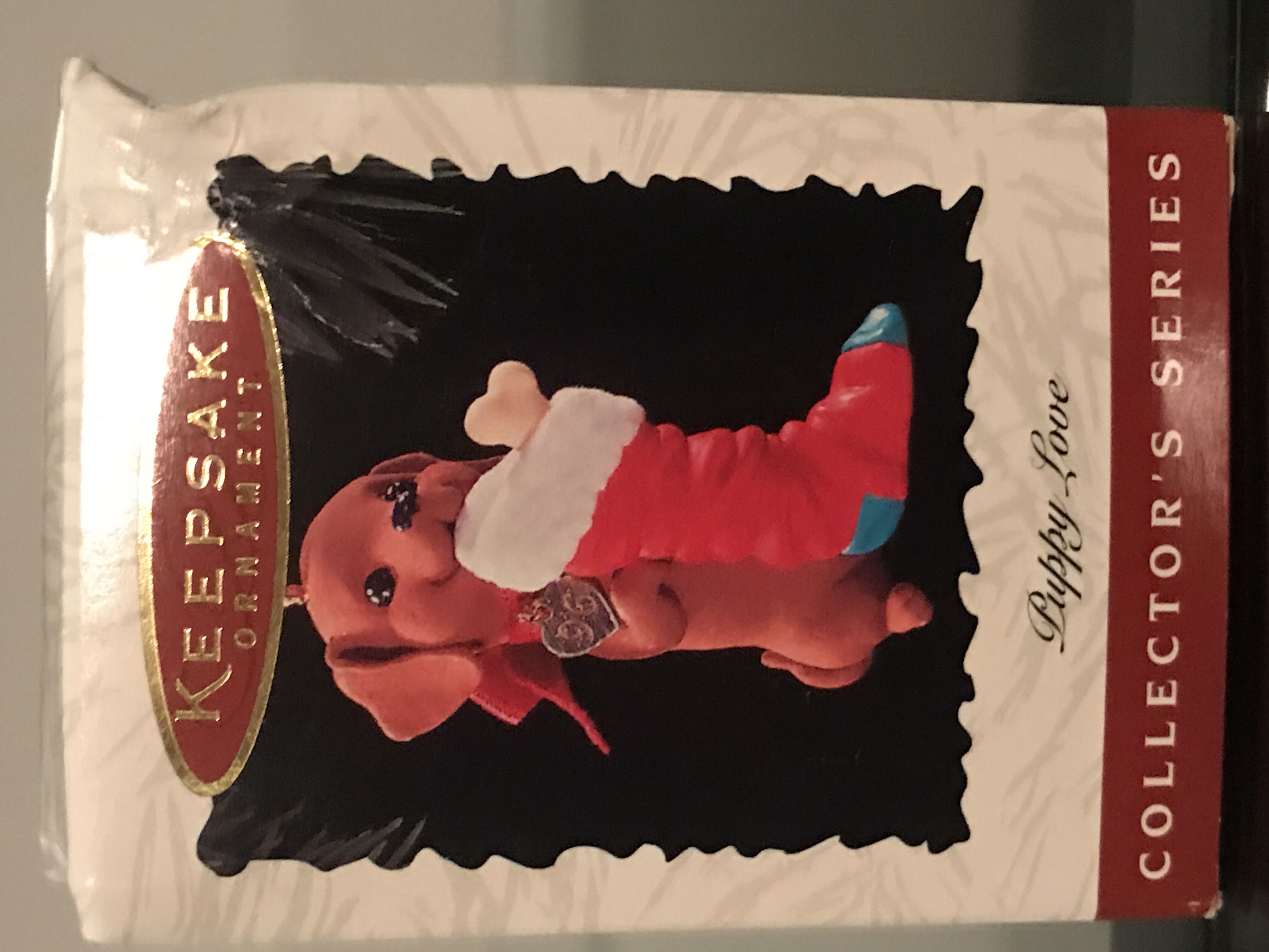 Puppy Love #6 - Dachshund - Puppy Love (Dog) ornament collectible [Barcode 015012290394] - Main Image 2