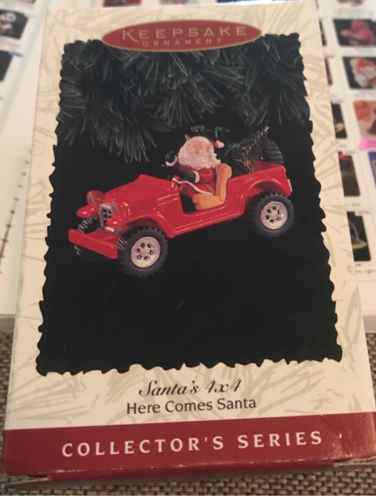 Here Comes Santa #18 Santa’s 4x4 - Here Comes Santa (Santa) ornament collectible [Barcode 015012290875] - Main Image 1