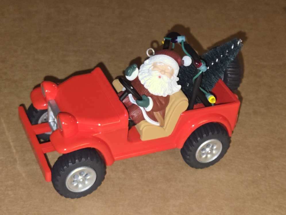 Here Comes Santa #18 Santa’s 4x4 - Here Comes Santa (Santa) ornament collectible [Barcode 015012290875] - Main Image 4