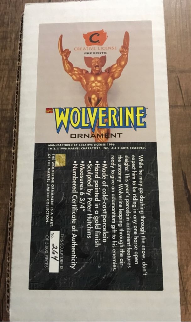 Wolverine - Marvel Comics ornament collectible [Barcode 615203130104] - Main Image 2