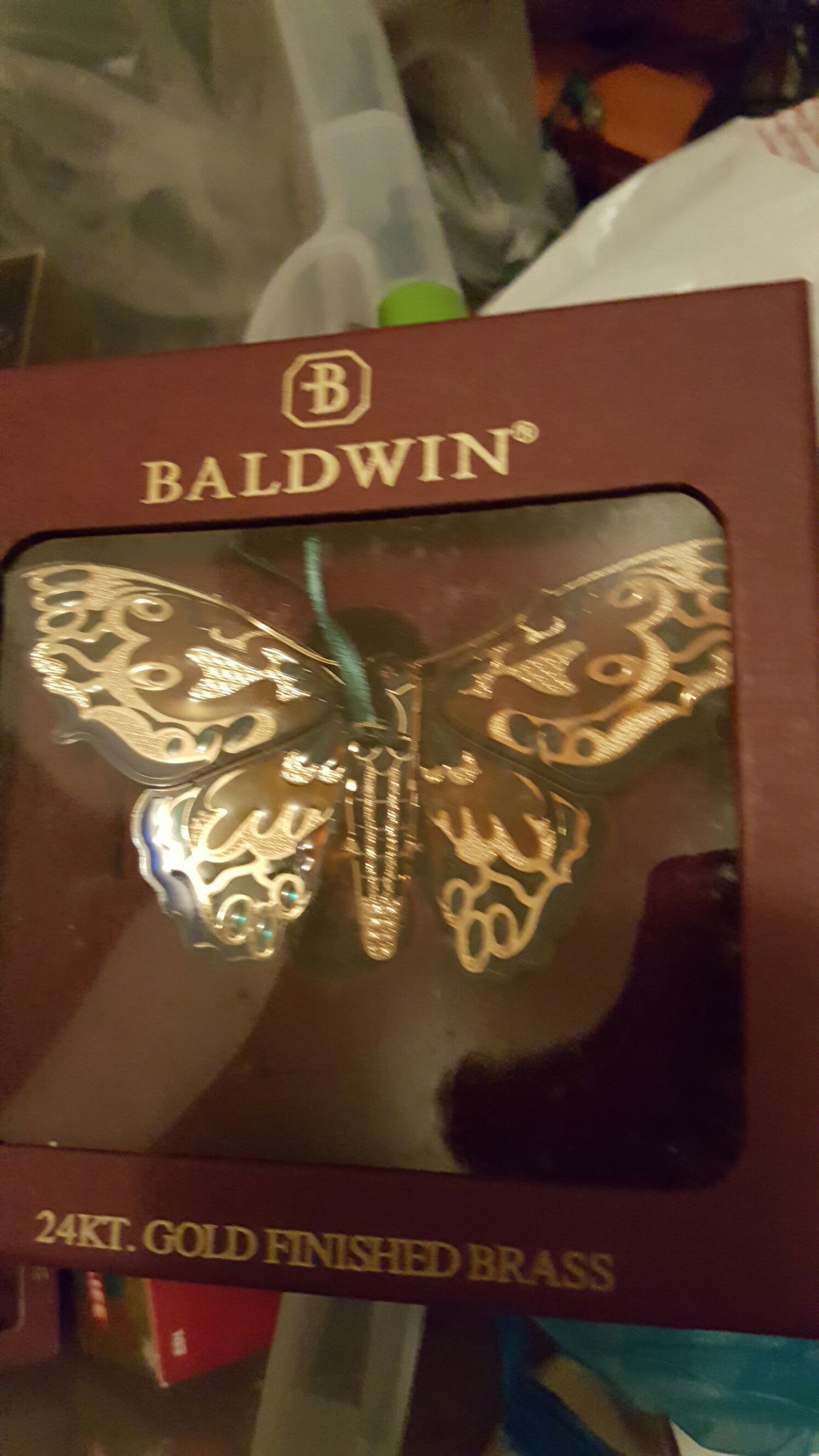 Madame Butterfly  (Insects) ornament collectible [Barcode 634228376687] - Main Image 2