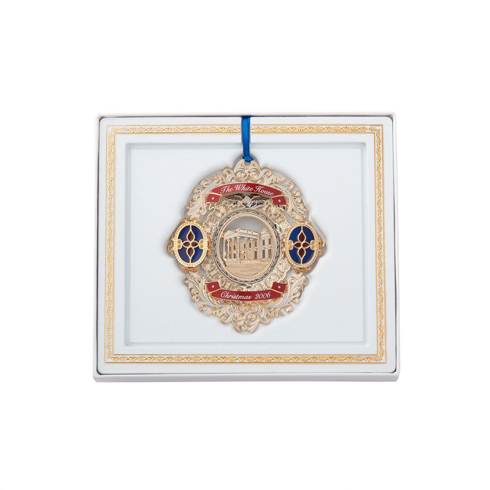 White House Christmas Ornament 2006 - White House Historical Association (Chester A. Arthur) ornament collectible [Barcode 634228382022] - Main Image 4