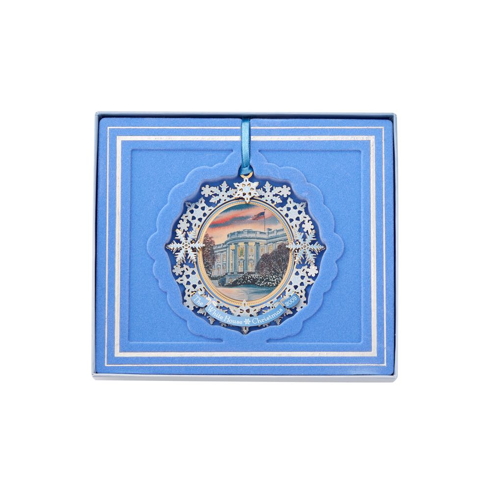 White House Christmas 2009 - White House Christmas Ornaments (Grover Cleveland) ornament collectible [Barcode 634228420243] - Main Image 4
