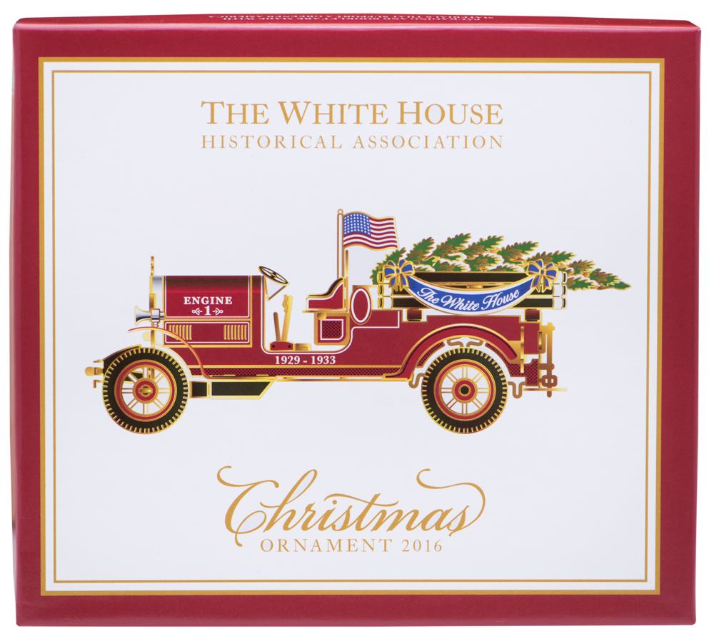 White House Christmas Ornament 2016 - White House Christmas Ornament (Herbert Hoover) ornament collectible [Barcode 634228557406] - Main Image 3