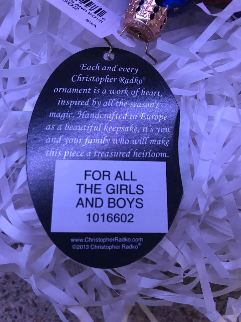 For All The Boys And Girls - Santas ornament collectible [Barcode 645001454980] - Main Image 2