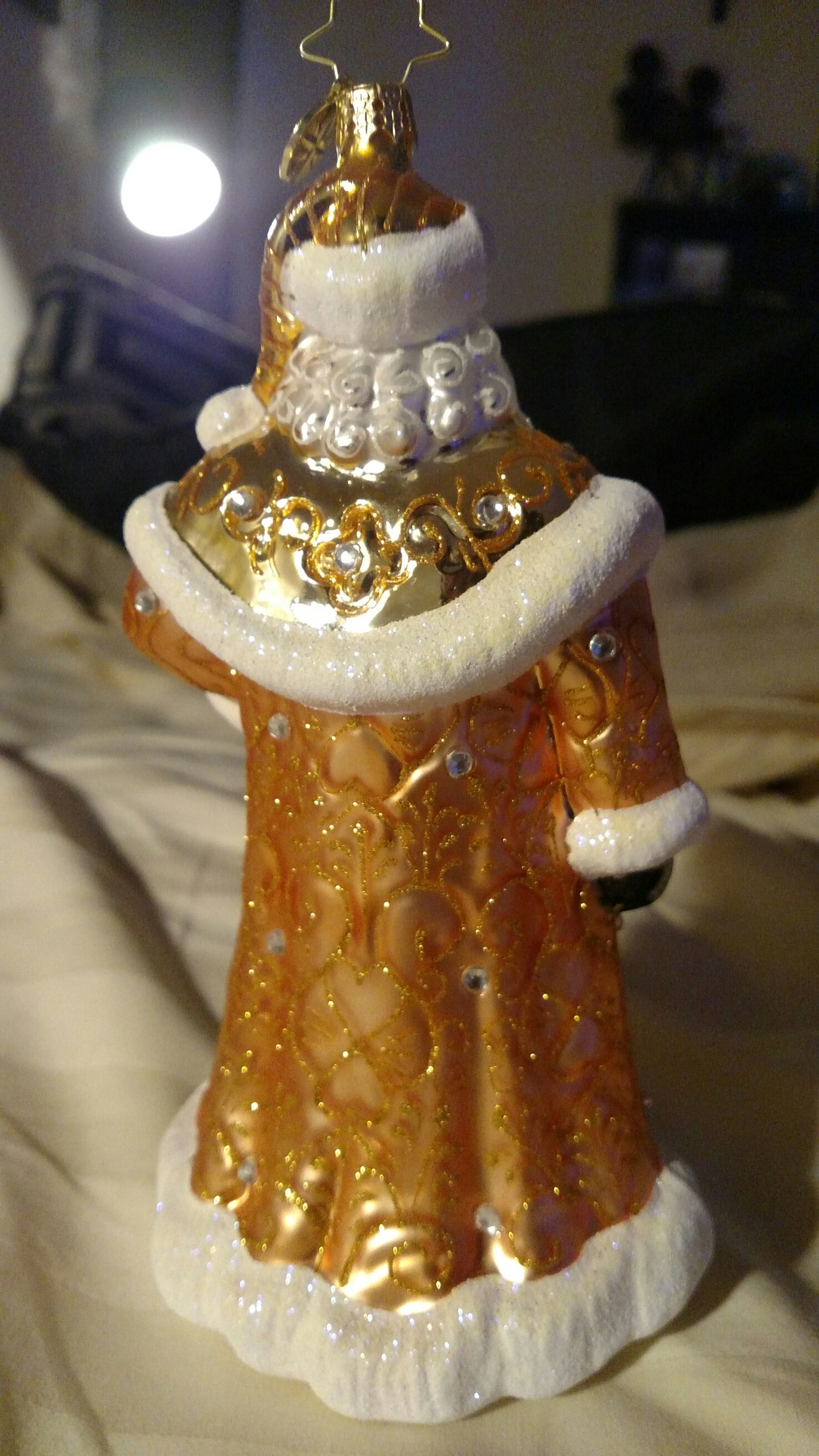 Winter Elegance  (Santa) ornament collectible [Barcode 645001485007] - Main Image 2