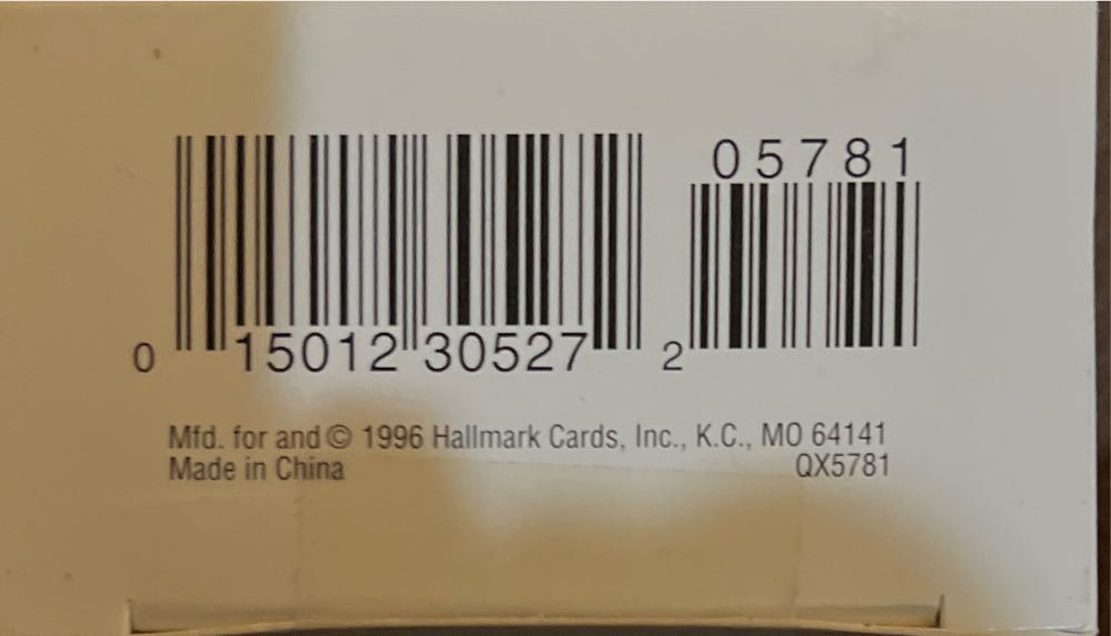 Child’s Fourth Christmas  (Child’s Age Collection) ornament collectible [Barcode 015012305272] - Main Image 3