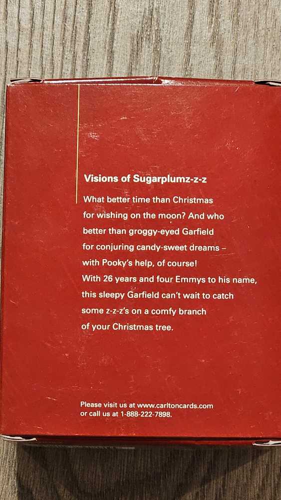 Visions Of Sugarplumz-z-z - Garfield (Garfield) ornament collectible [Barcode 661526172123] - Main Image 2