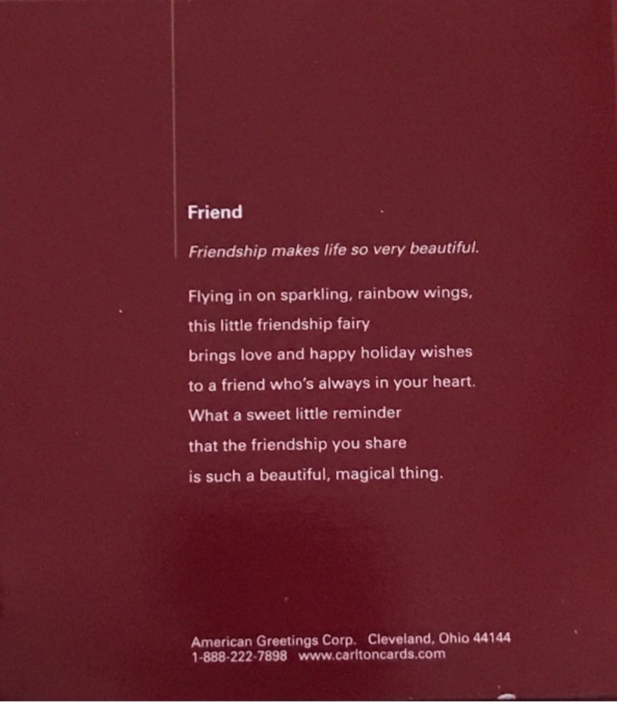 Friend  ornament collectible [Barcode 661526376453] - Main Image 2