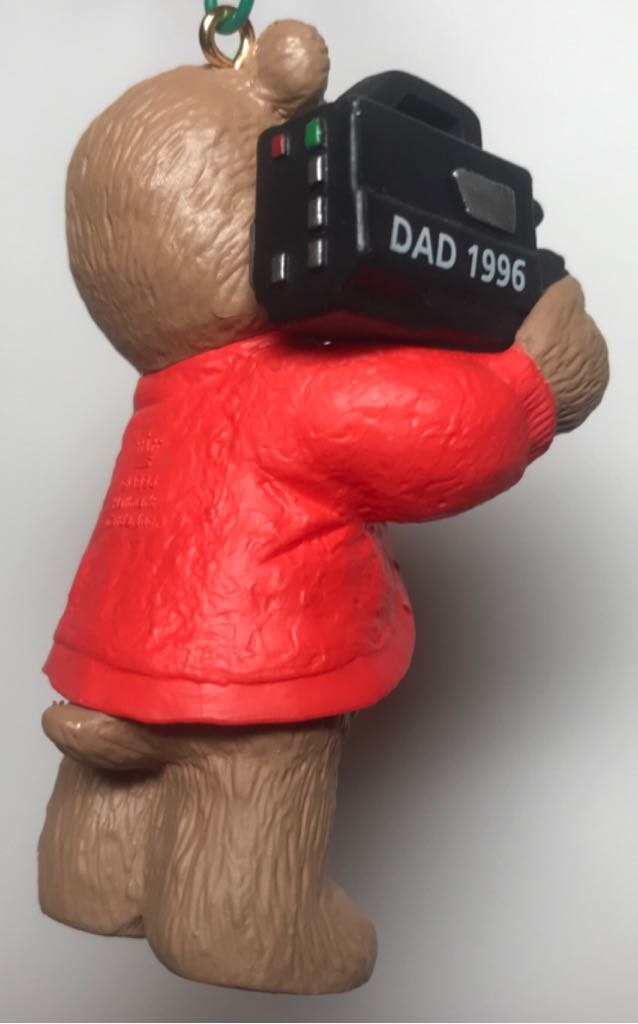 Dad 1996 - Bear Camcorder - None (Hallmark Keepsake) ornament collectible [Barcode 015012305449] - Main Image 2