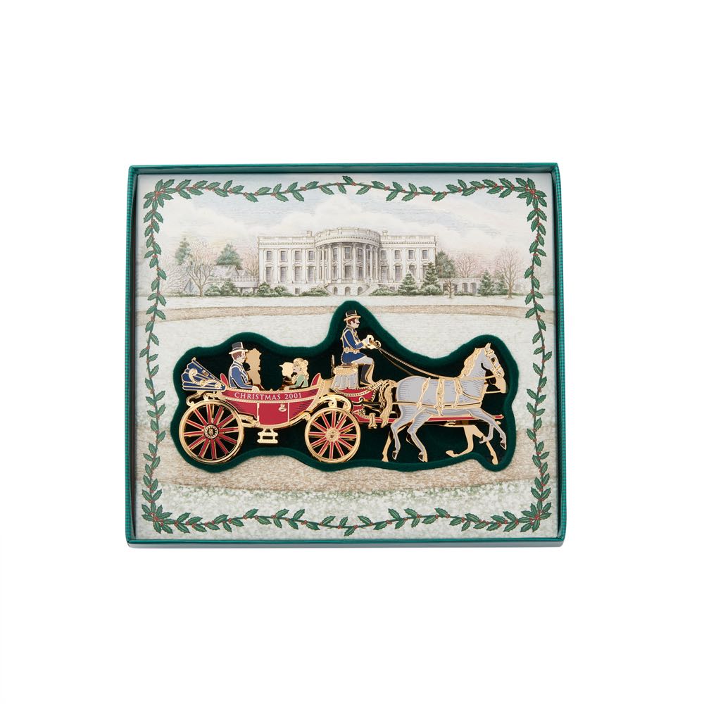 The White House Historical Association Christmas Ornament 2001 - Whitehouse Chistmas Ornament (Andrew Johnson) ornament collectible [Barcode 678598127814] - Main Image 4