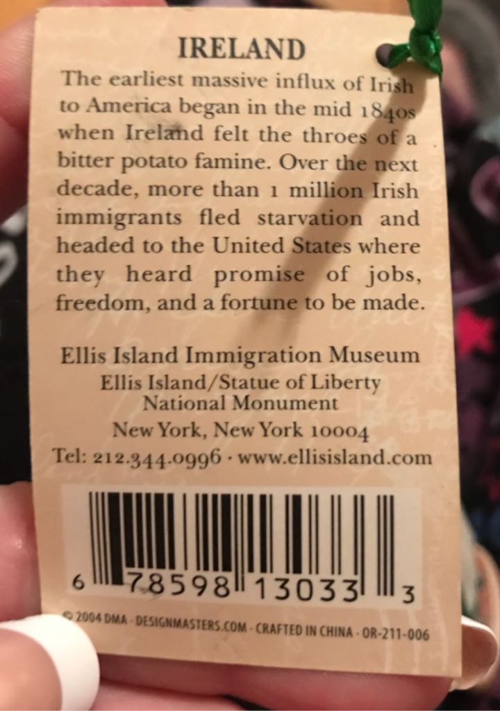 Ireland Ornament   ornament collectible [Barcode 678598130333] - Main Image 2